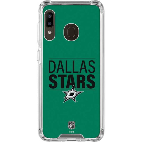 NHL Dallas Stars Lineup Galaxy A30 Clear Case
