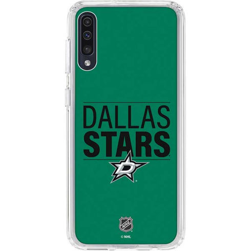 NHL Dallas Stars Lineup Galaxy A50 Clear Case