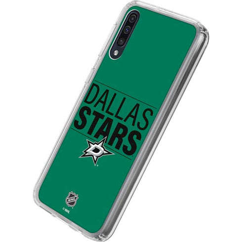 NHL Dallas Stars Lineup Galaxy A50 Clear Case
