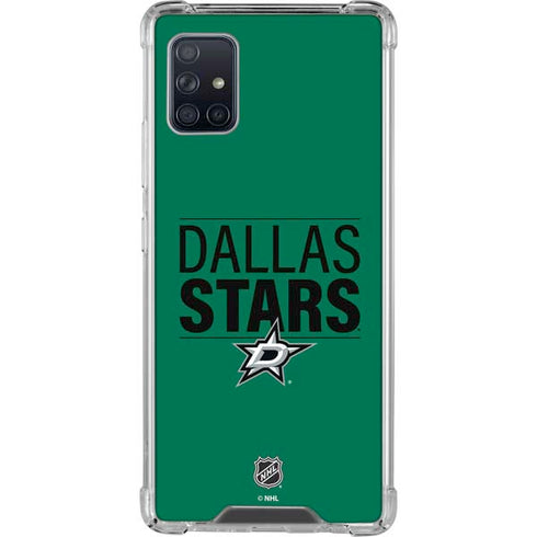 NHL Dallas Stars Lineup Galaxy A51 5G Clear Case