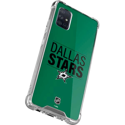 NHL Dallas Stars Lineup Galaxy A51 5G Clear Case