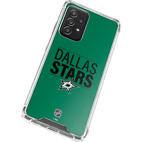 NHL Dallas Stars Lineup Galaxy A52 5G Clear Case