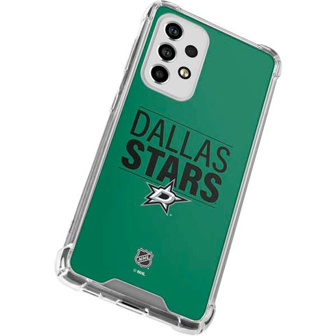 NHL Dallas Stars Lineup Galaxy A53 5G Clear Case