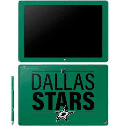 NHL Dallas Stars Lineup Galaxy Book 12in Skin