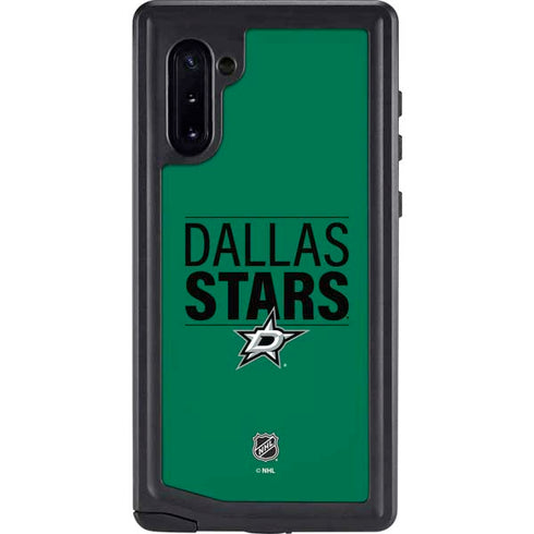 NHL Dallas Stars Lineup Galaxy Note 10 Waterproof Case