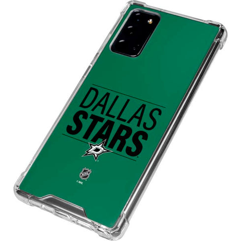 NHL Dallas Stars Lineup Galaxy Note20 5G Clear Case