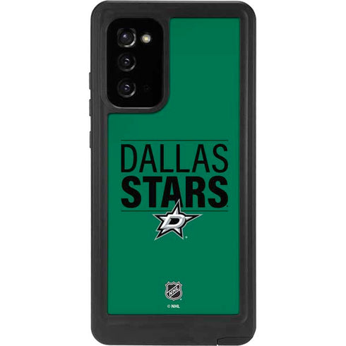 NHL Dallas Stars Lineup Galaxy Note20 5G Waterproof Case