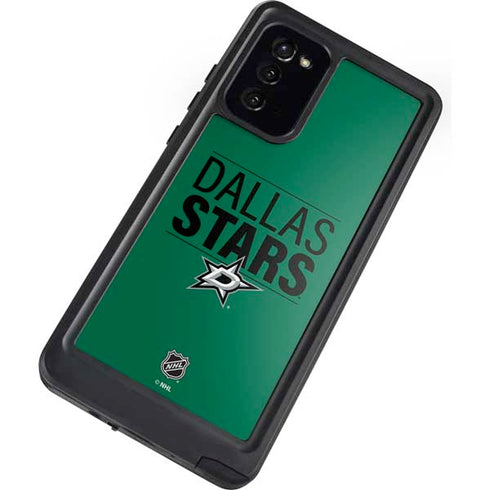 NHL Dallas Stars Lineup Galaxy Note20 5G Waterproof Case