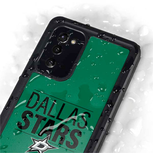 NHL Dallas Stars Lineup Galaxy Note20 5G Waterproof Case