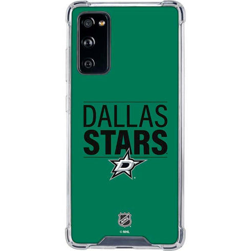 NHL Dallas Stars Lineup Galaxy S20 FE Clear Case