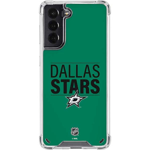 NHL Dallas Stars Lineup Galaxy S21 5G Clear Case