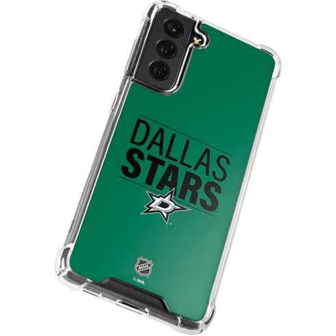 NHL Dallas Stars Lineup Galaxy S21 FE Clear Case