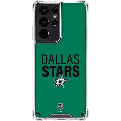 NHL Dallas Stars Lineup Galaxy S21 Ultra 5G Clear Case
