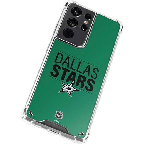 NHL Dallas Stars Lineup Galaxy S21 Ultra 5G Clear Case