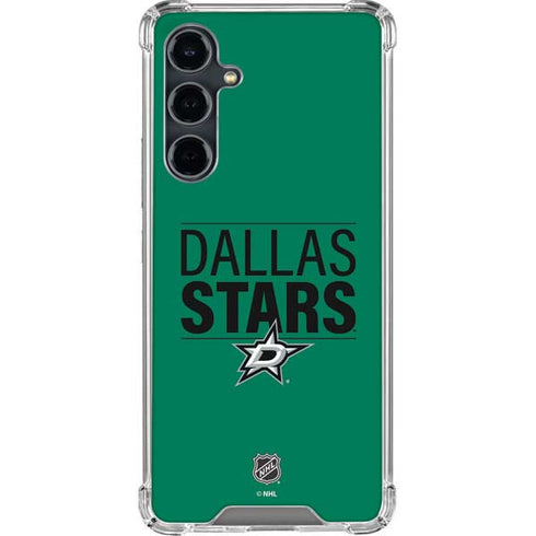 NHL Dallas Stars Lineup Galaxy S23 FE Clear Case
