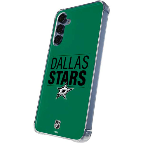 NHL Dallas Stars Lineup Galaxy S24 Clear Case