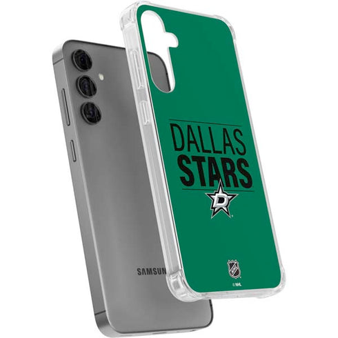 NHL Dallas Stars Lineup Galaxy S24 Plus Clear Case