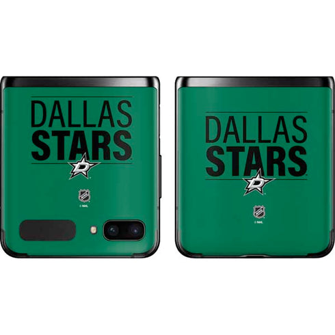 NHL Dallas Stars Lineup Galaxy Z Flip Skin