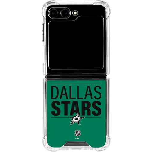 NHL Dallas Stars Lineup Galaxy Z Flip5 5G Clear Case