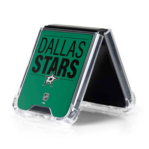 NHL Dallas Stars Lineup Galaxy Z Flip5 5G Clear Case