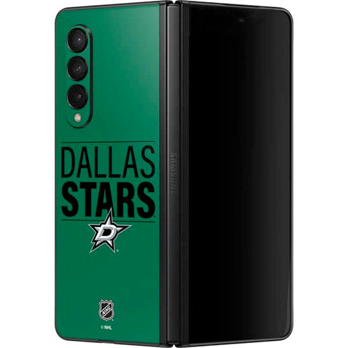 NHL Dallas Stars Lineup Galaxy Z Fold3 5G Skin