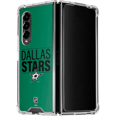 NHL Dallas Stars Lineup Galaxy Z Fold4 5G Clear Case