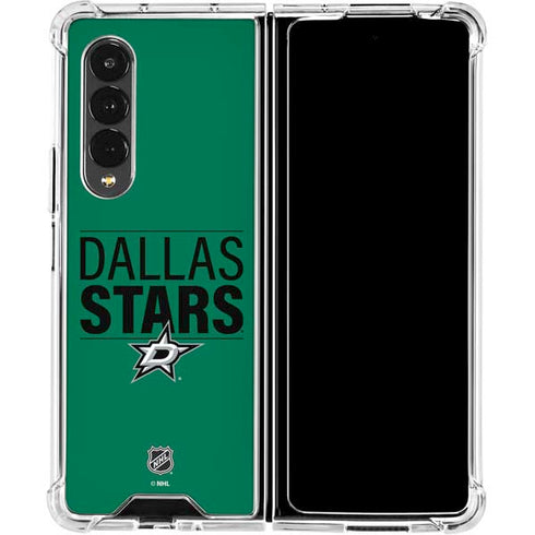 NHL Dallas Stars Lineup Galaxy Z Fold4 5G Clear Case