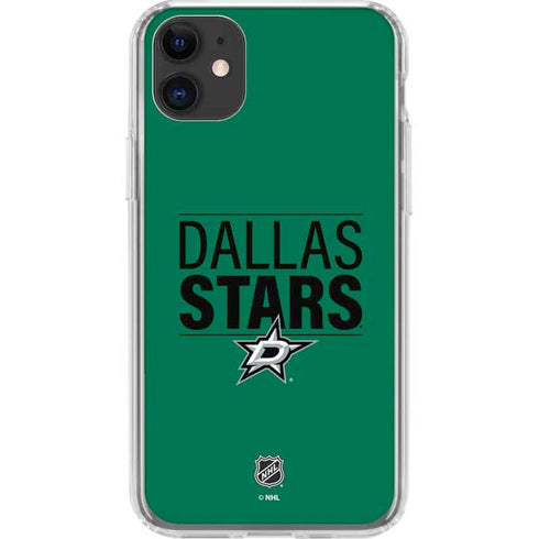 NHL Dallas Stars Lineup iPhone 11 Clear Case