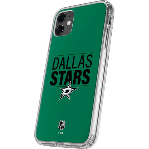 NHL Dallas Stars Lineup iPhone 11 Clear Case