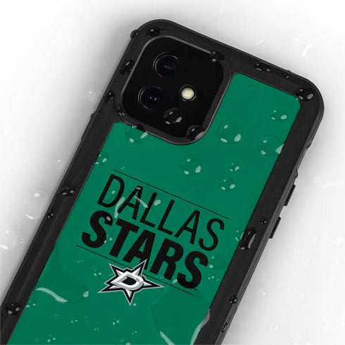 NHL Dallas Stars Lineup iPhone 12 Mini Waterproof Case