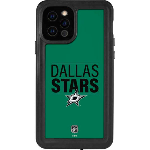 NHL Dallas Stars Lineup iPhone 12 Pro Waterproof Case