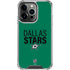 NHL Dallas Stars Lineup iPhone 13 Pro Clear Case