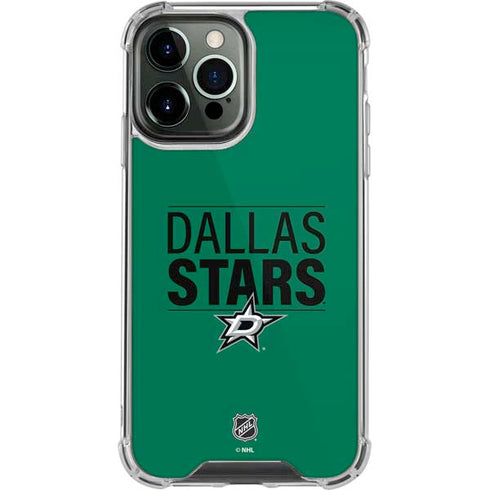 NHL Dallas Stars Lineup iPhone 14 Pro Max Clear Case