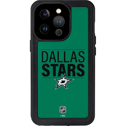 NHL Dallas Stars Lineup iPhone 14 Pro Waterproof Case