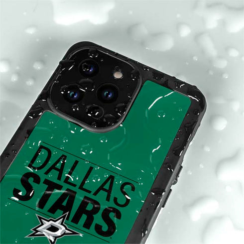 NHL Dallas Stars Lineup iPhone 14 Pro Waterproof Case