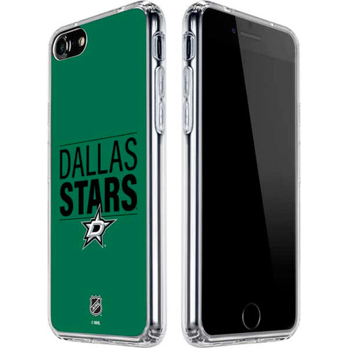 NHL Dallas Stars Lineup iPhone SE (2nd & 3rd Gen) Clear Case