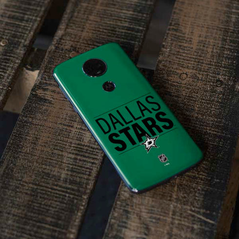 NHL Dallas Stars Lineup Moto E5 Plus Skin