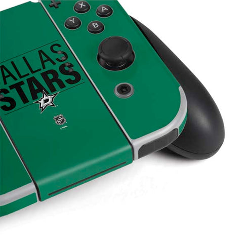 NHL Dallas Stars Lineup Nintendo Switch OLED (2021) Skin