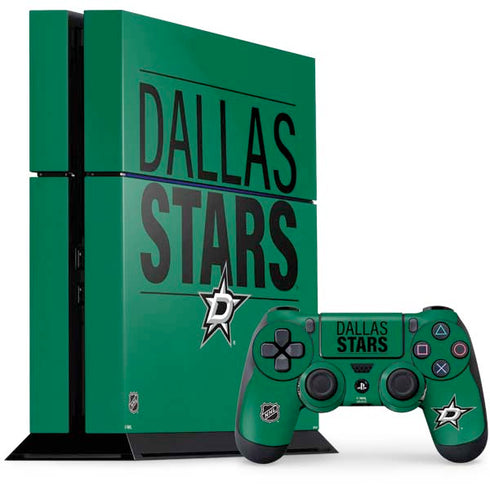NHL Dallas Stars Lineup PS4 Console and Controller Bundle Skin
