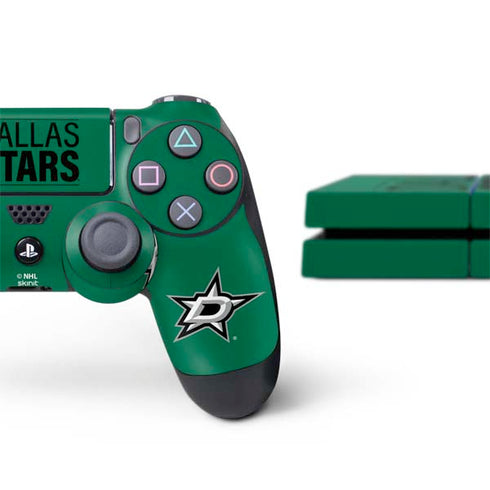 NHL Dallas Stars Lineup PS4 Console and Controller Bundle Skin