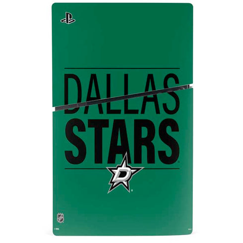 NHL Dallas Stars Lineup PS5 Slim Digital Edition Console Skin