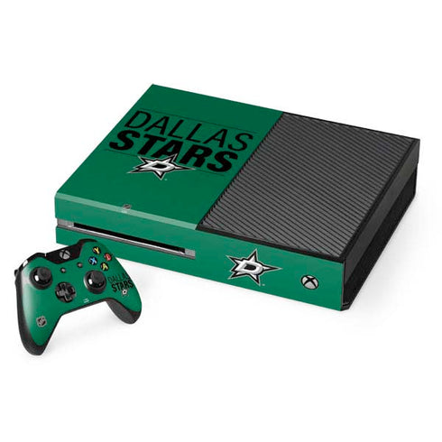NHL Dallas Stars Lineup Xbox One Console and Controller Bundle Skin