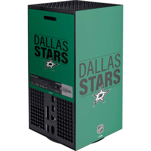 NHL Dallas Stars Lineup Xbox Series X Console Skin