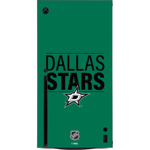 NHL Dallas Stars Lineup Xbox Series X Console Skin