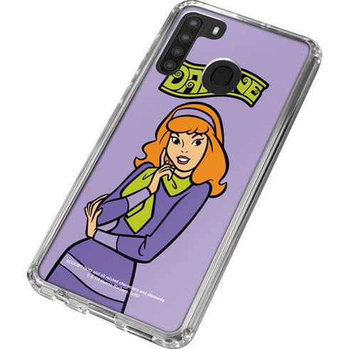 Scooby Doo Daphne Galaxy A21 Clear Case