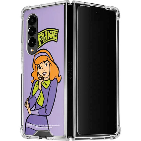 Scooby Doo Daphne Galaxy Z Fold4 5G Clear Case