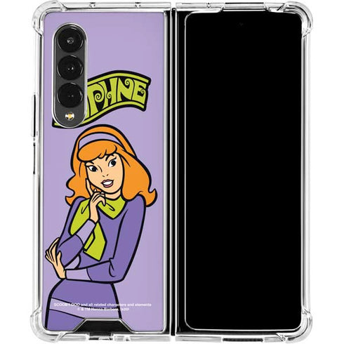 Scooby Doo Daphne Galaxy Z Fold4 5G Clear Case