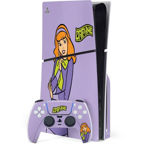 Scooby Doo Daphne PS5 Slim Disk Bundle Skin