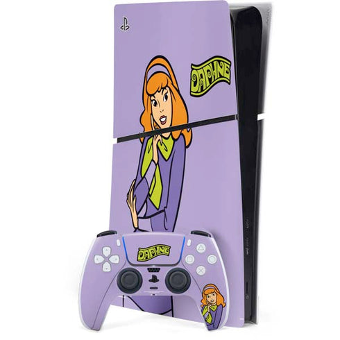 Scooby Doo Daphne PS5 Slim Digital Edition Bundle Skin