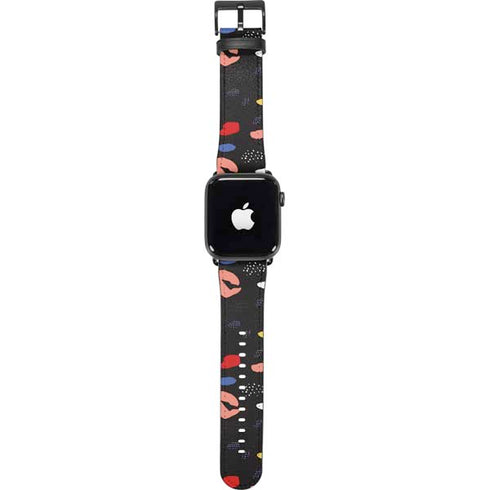 Dark Color Pop Apple Watch Band 42-44mm